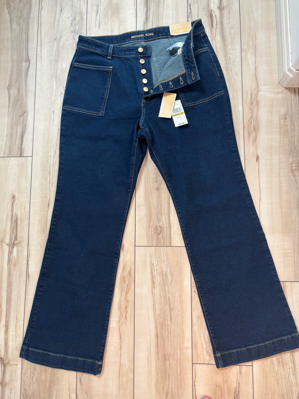 Women's Dark Blue Straight-Leg Jeans